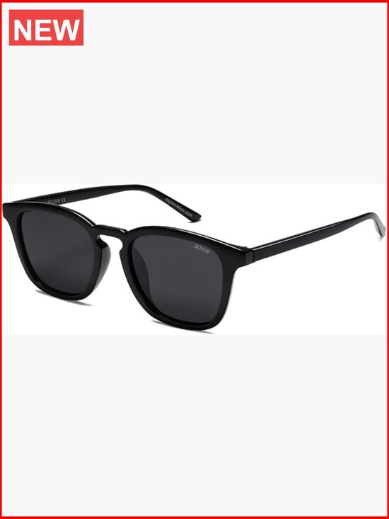 Polarized Square Sunglasses with UV400 Protection – Classic Vintage Style Shades